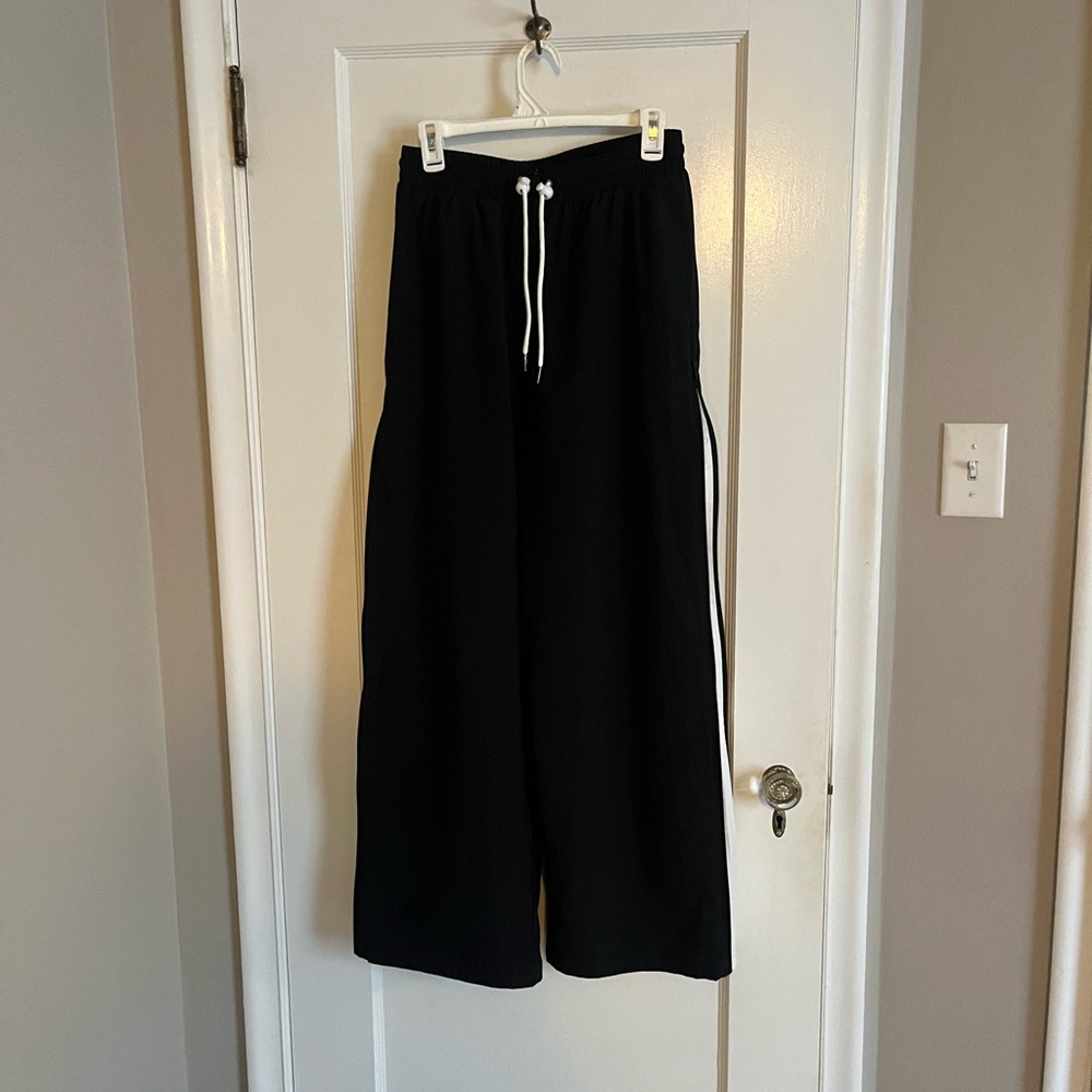 Free People Prime Time black stripe track pants